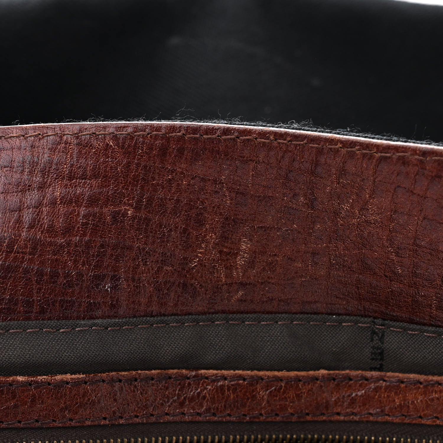 Fendi Canvas Bag De Jour Tote Black Tobacco 15 of 21