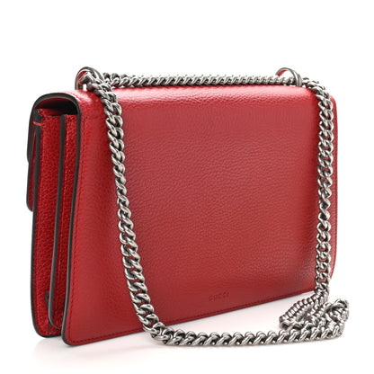 Gucci Dollar Calfskin Swarovski Crystal Small Dionysus Shoulder Bag Hibiscus Red 3 of 10