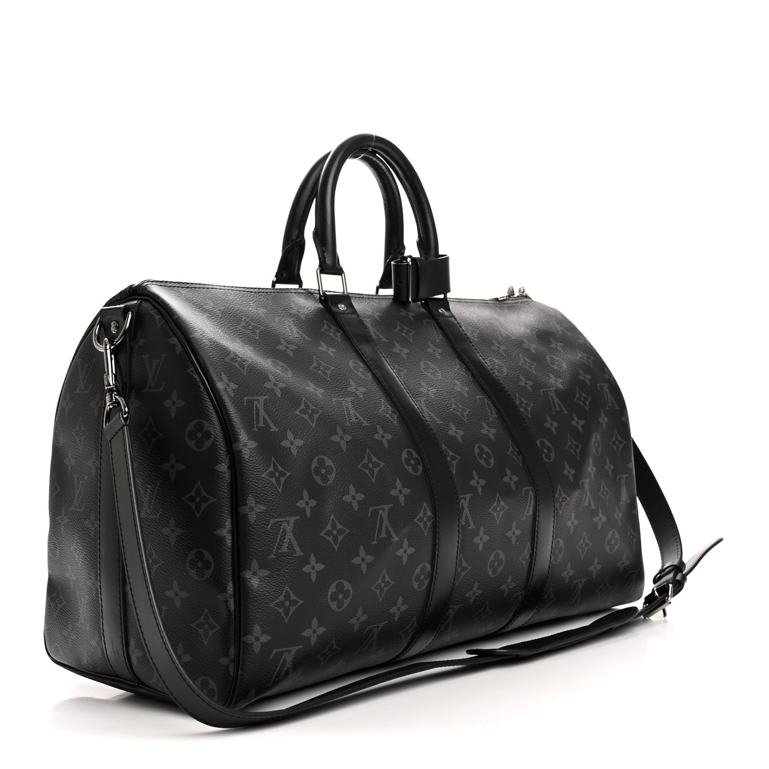 Louis Vuitton Monogram Eclipse Keepall Bandouliere 45 2 of 12
