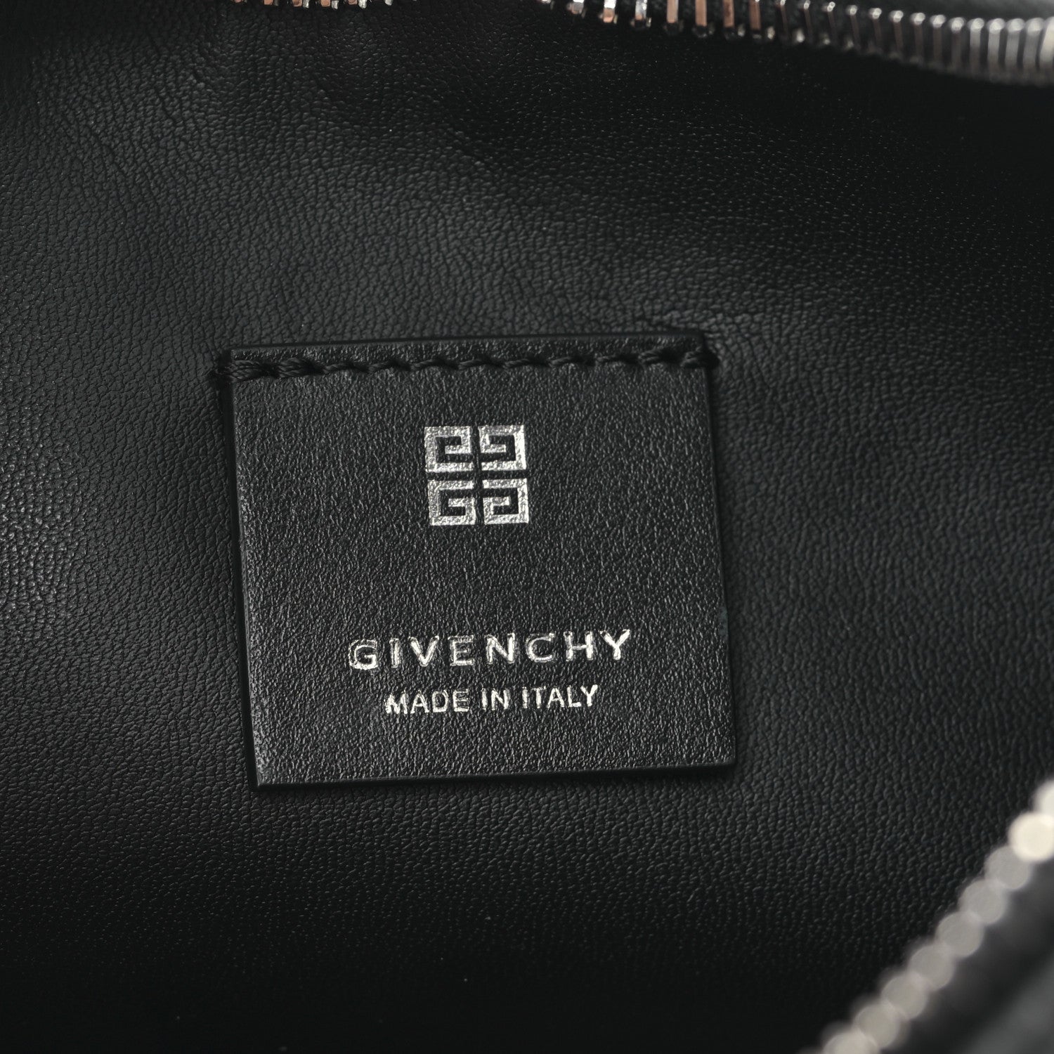 Givenchy Smooth Calfskin Small Moon Cut Out Shoulder Bag Black 6 of 9