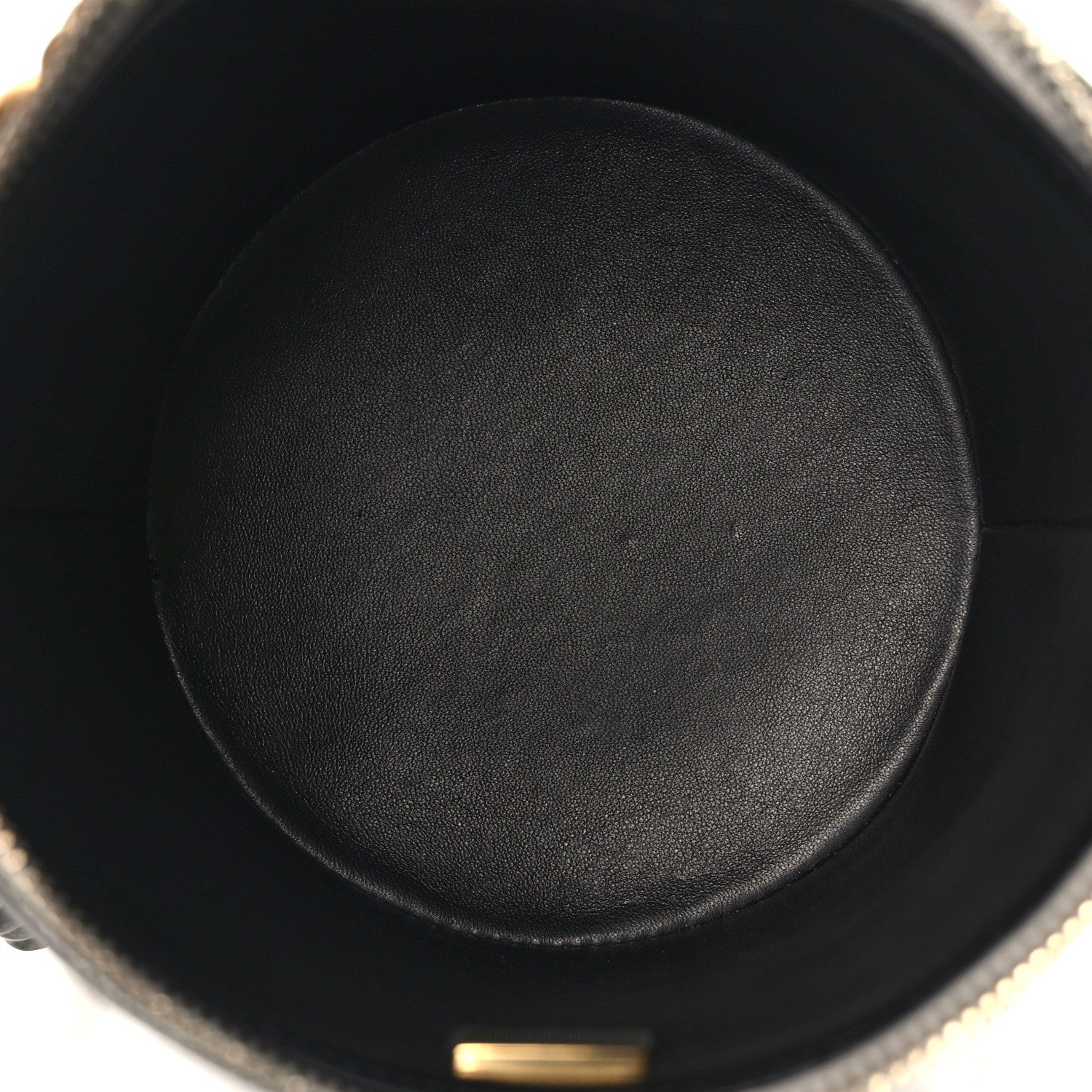 Chanel Metallic Lambskin Quilted Side Note Vanity Grey 5 of 10