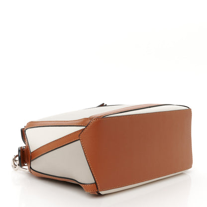 Loewe Calfskin Small Graphic Puzzle Bag Ghost Soft White 4 of 10