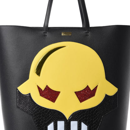 Stella McCartney Faux Leather Superstellaheroes Tote Canary Black 10 of 10