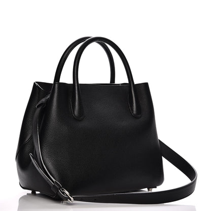 Christian Dior Supple Grained Calfskin Medium Open Bar Tote Black 4 of 8