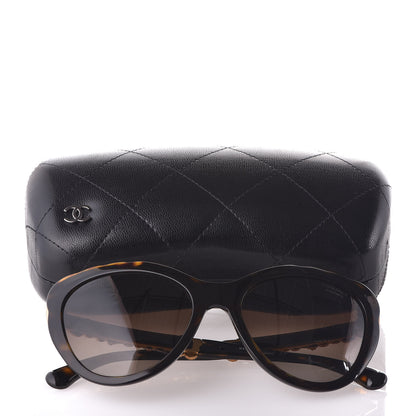 Chanel Bijou Cat Eye Sunglasses 5354 Tortoise 8 of 8