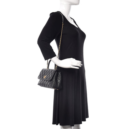 Chanel Caviar Quilted Mini Coco Handle Flap Black 2 of 9