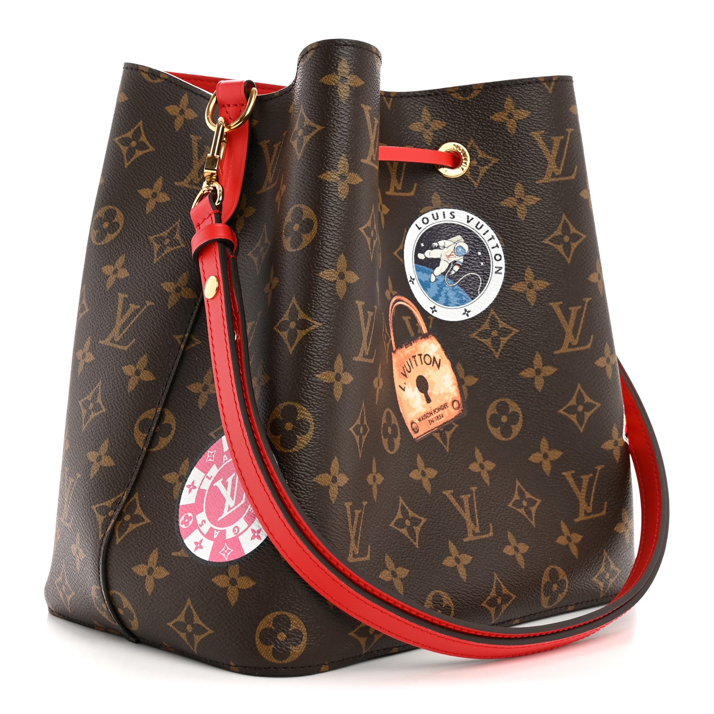 Monogram My LV World Tour Neonoe Coquelicot