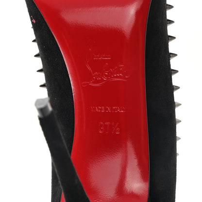 Christian Louboutin Veau Velours Anjalina 100 Pumps 37.5 Black 6 of 8
