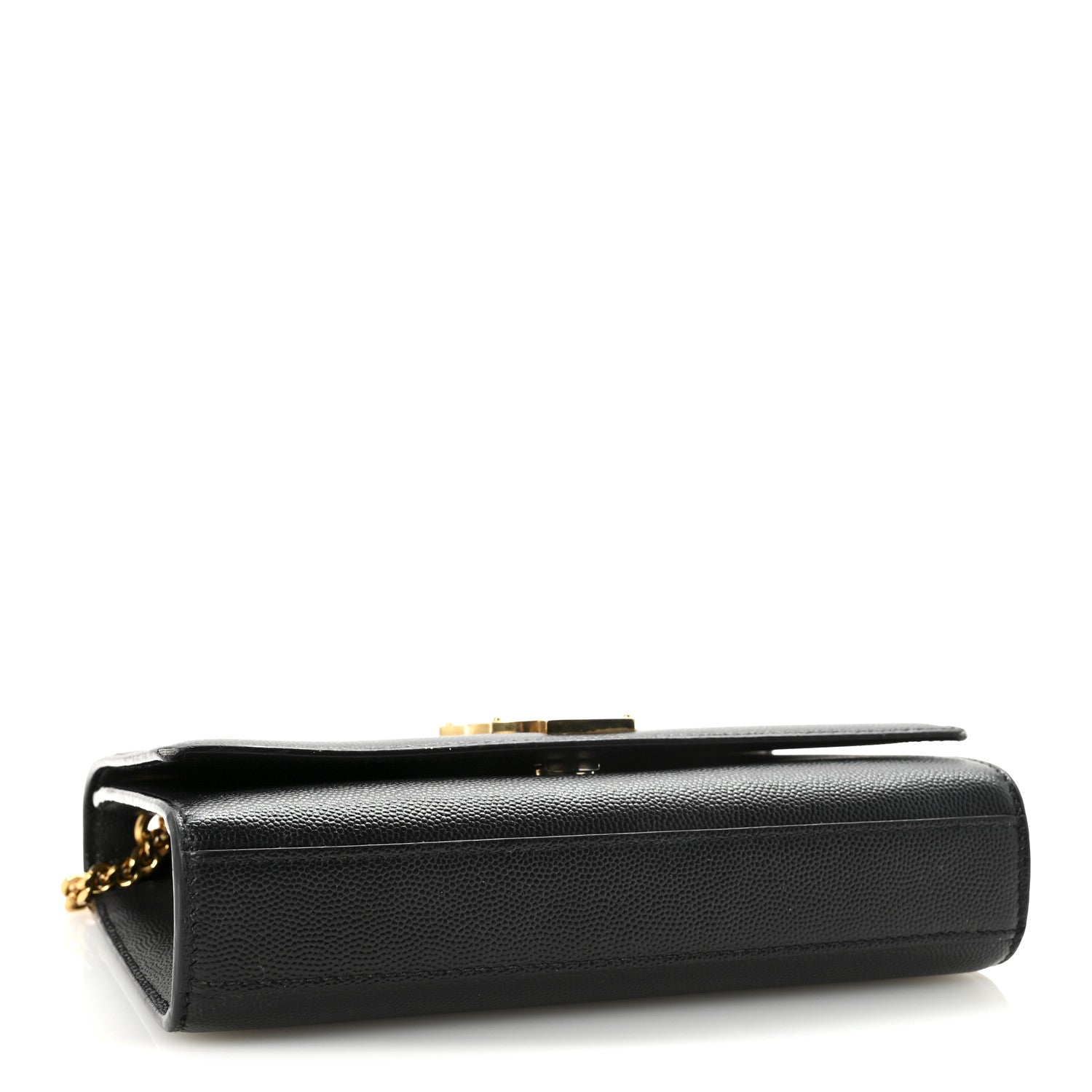 Saint Laurent Grain De Poudre Small Monogram Kate Satchel Black 4 of 9