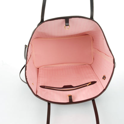 Louis Vuitton Damier Ebene Neo Neverfull MM Rose Ballerine 5 of 8