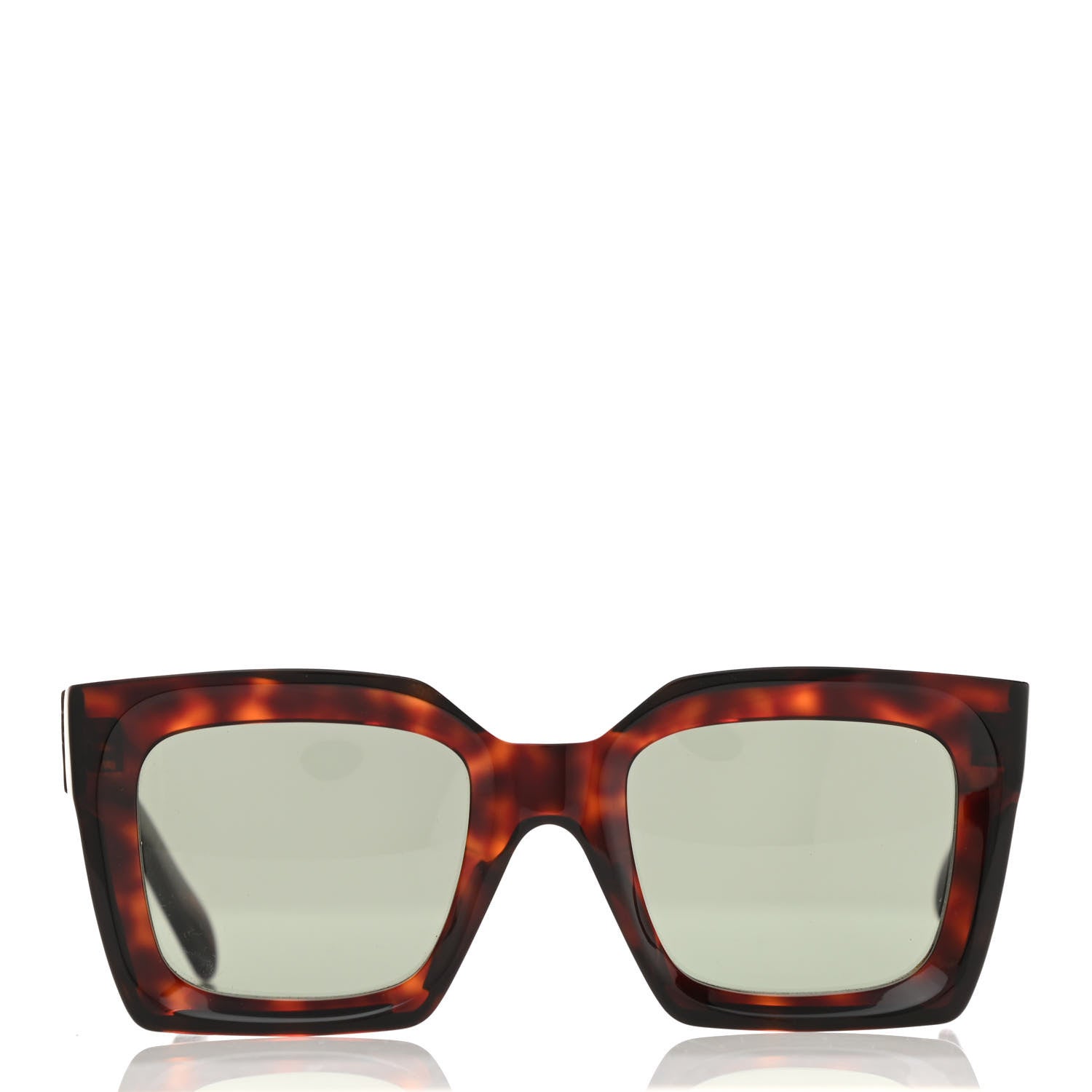 Celine Acetate Square Sunglasses CL401301 Tortoise 2 of 6