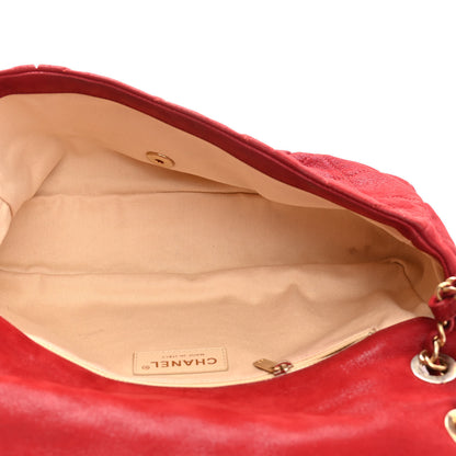 Chanel Iridescent Calfskin Large Chic Quilt Flap Red 5 of 12