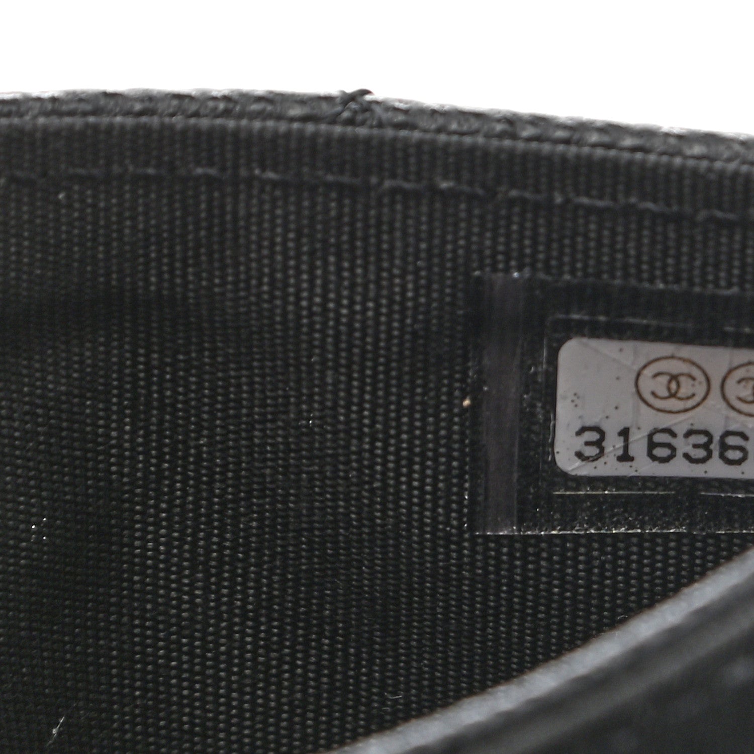 Chanel Caviar Quilted Boy Flap Card Holder Black 8 of 10