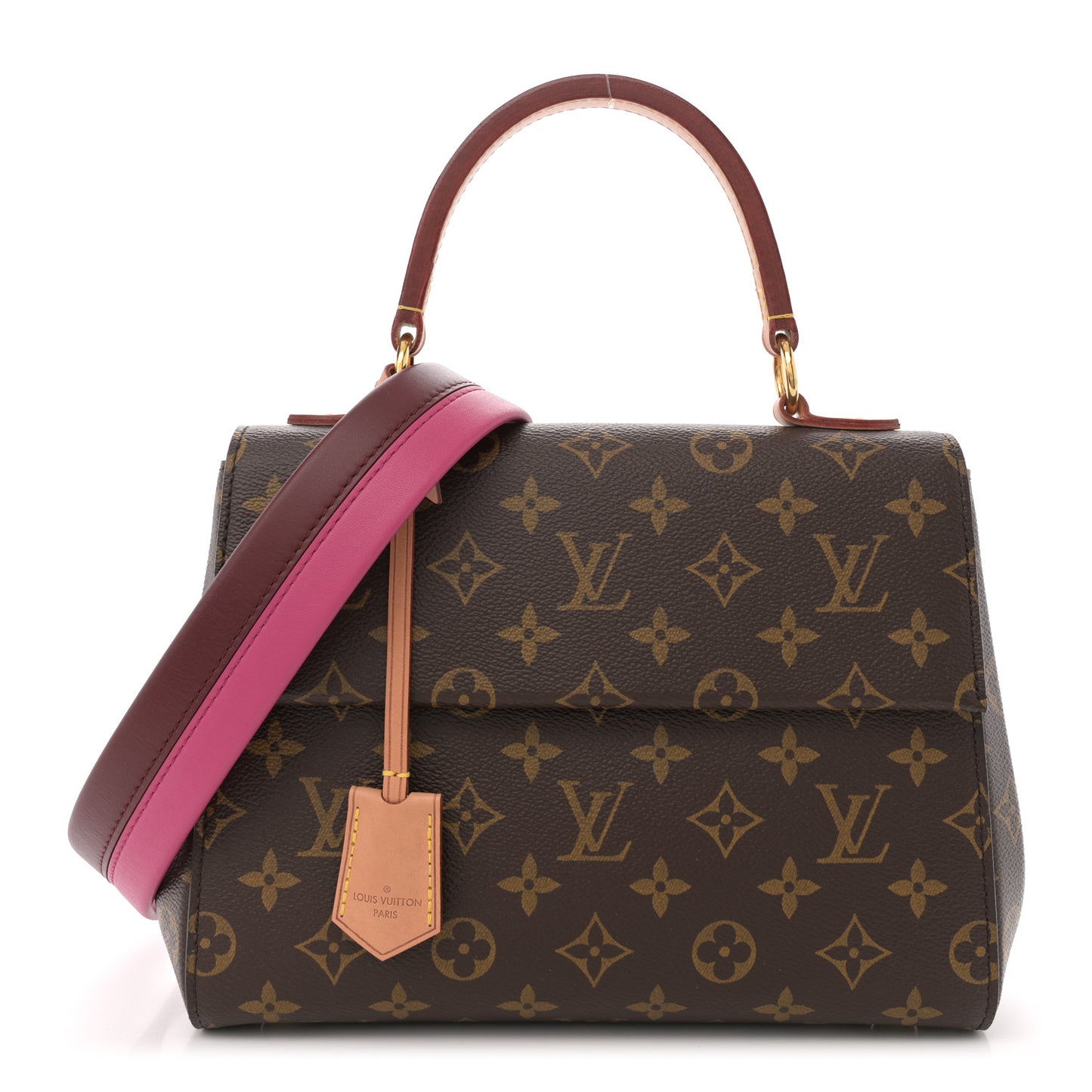 Monogram Cluny BB Bordeaux Fuchsia