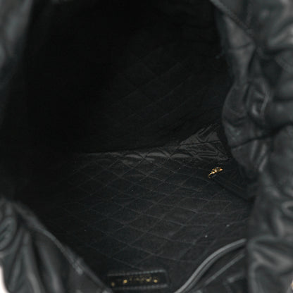 Chanel Shiny Calfskin Quilted Chanel 22 Backpack Black 5 of 10