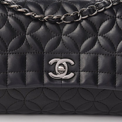 Chanel Lambskin Quilted Lady Graphic Flap Black 8 of 10