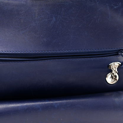 Chanel Distressed Patent Quilted 2.55 Reissue 226 Flap Navy 12 of 15