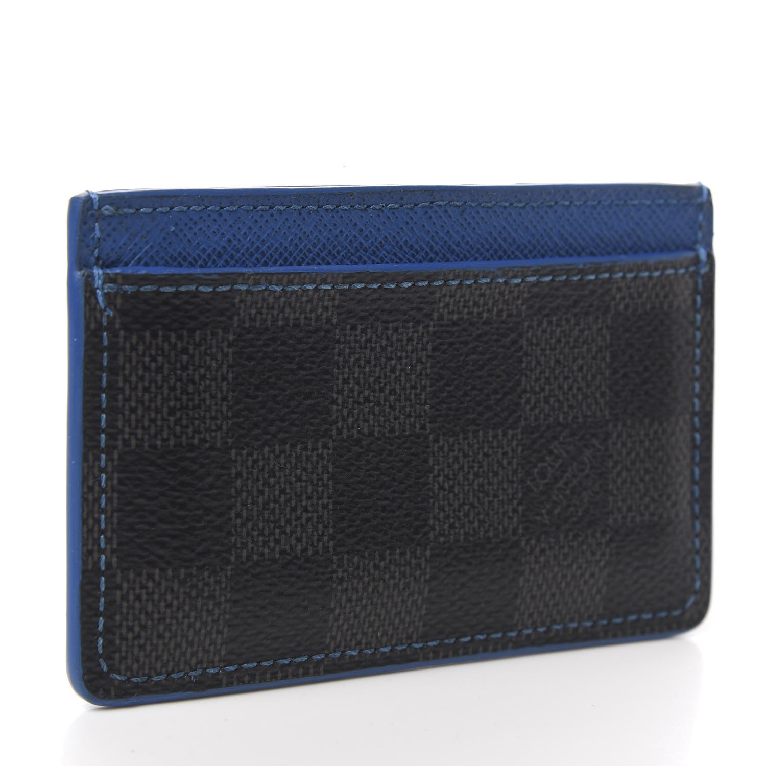 Louis Vuitton Damier Graphite Card Holder Blue 2 of 6
