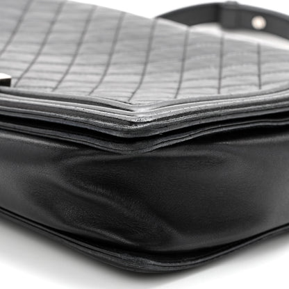 Chanel Lambskin Quilted Large Boy Flap Black 9 of 10