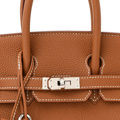 Hermes Togo Birkin 25 Gold 8 of 11