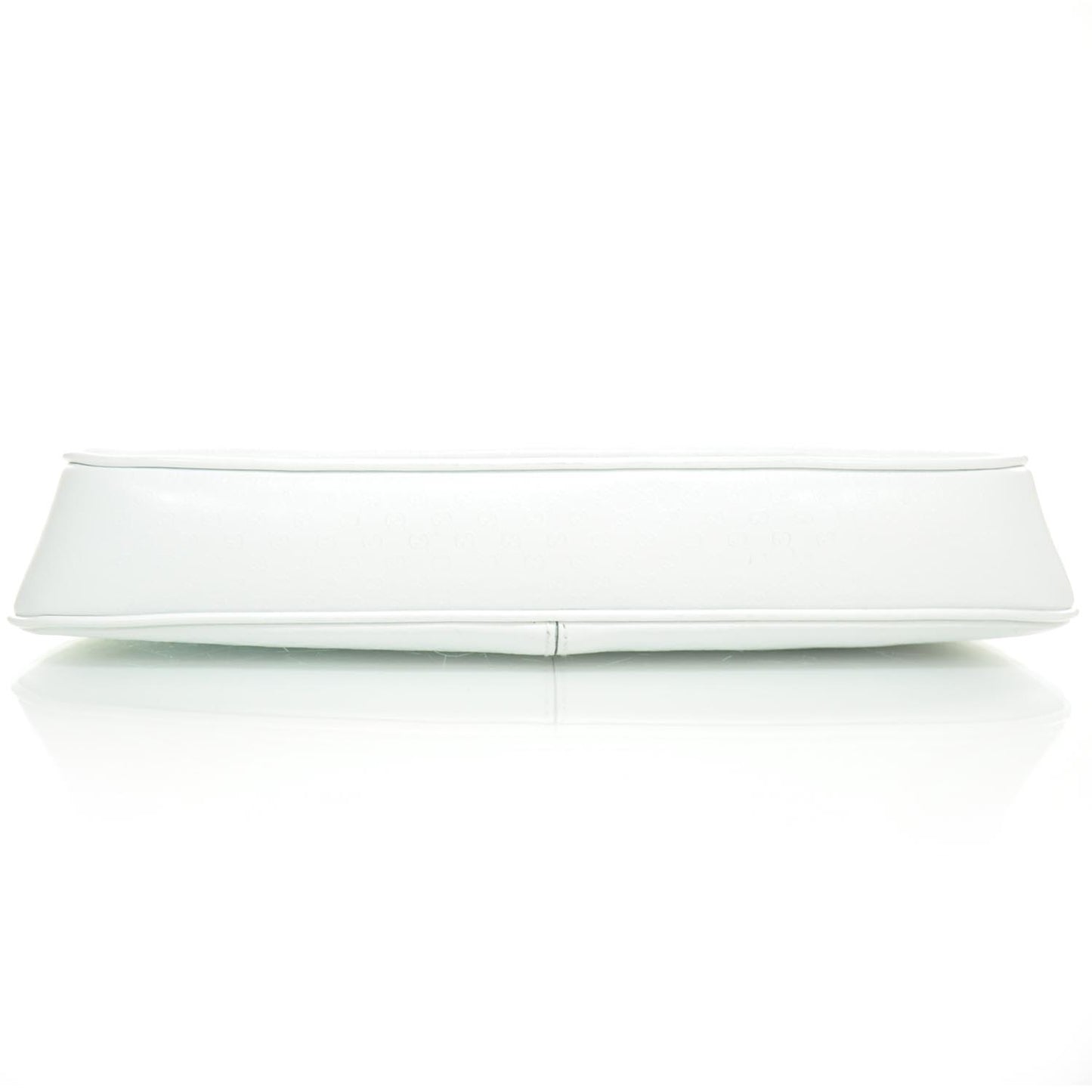 Leather Shoulder Bag White