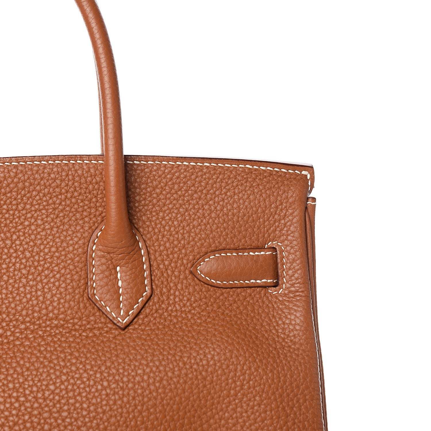 Hermes Taurillon Clemence Birkin 30 Gold 29 of 34