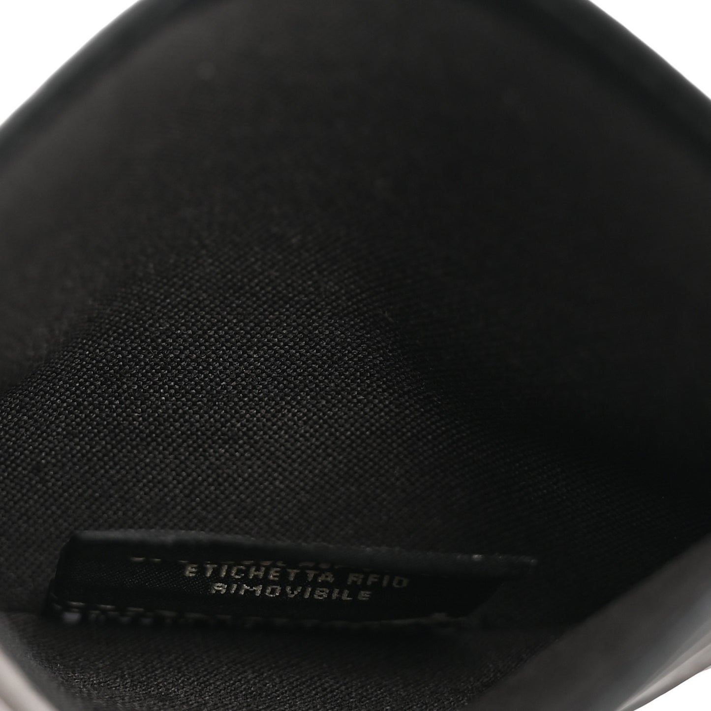 X SARAH COLEMAN Vitello Grace Light Micro FF Vertigo Embossed Card Holder Maya Black