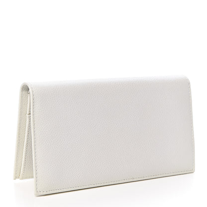 Chanel Caviar Timeless CC Yen Wallet White 3 of 9