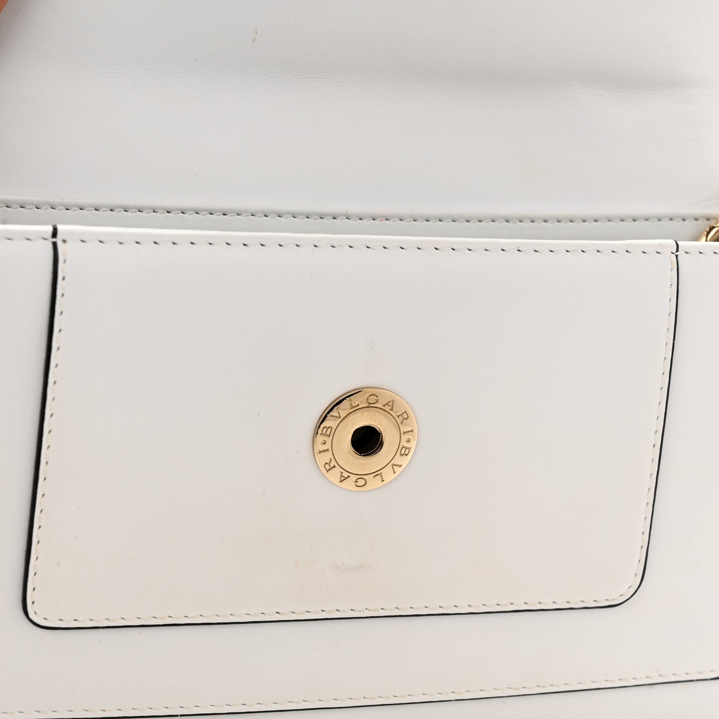 Calfskin Serpenti Forever Shoulder Bag White