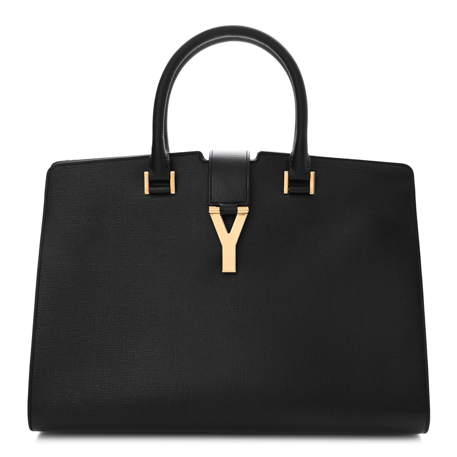 Saint Laurent Textured Calfskin Medium Classic Y Cabas Black 1 of 12
