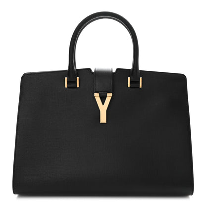 Saint Laurent Textured Calfskin Medium Classic Y Cabas Black 1 of 12