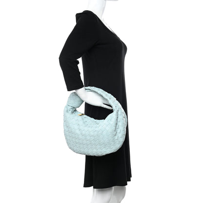 Bottega Veneta Nappa Intrecciato Teen Jodie Hobo Teal Washed 2 of 10