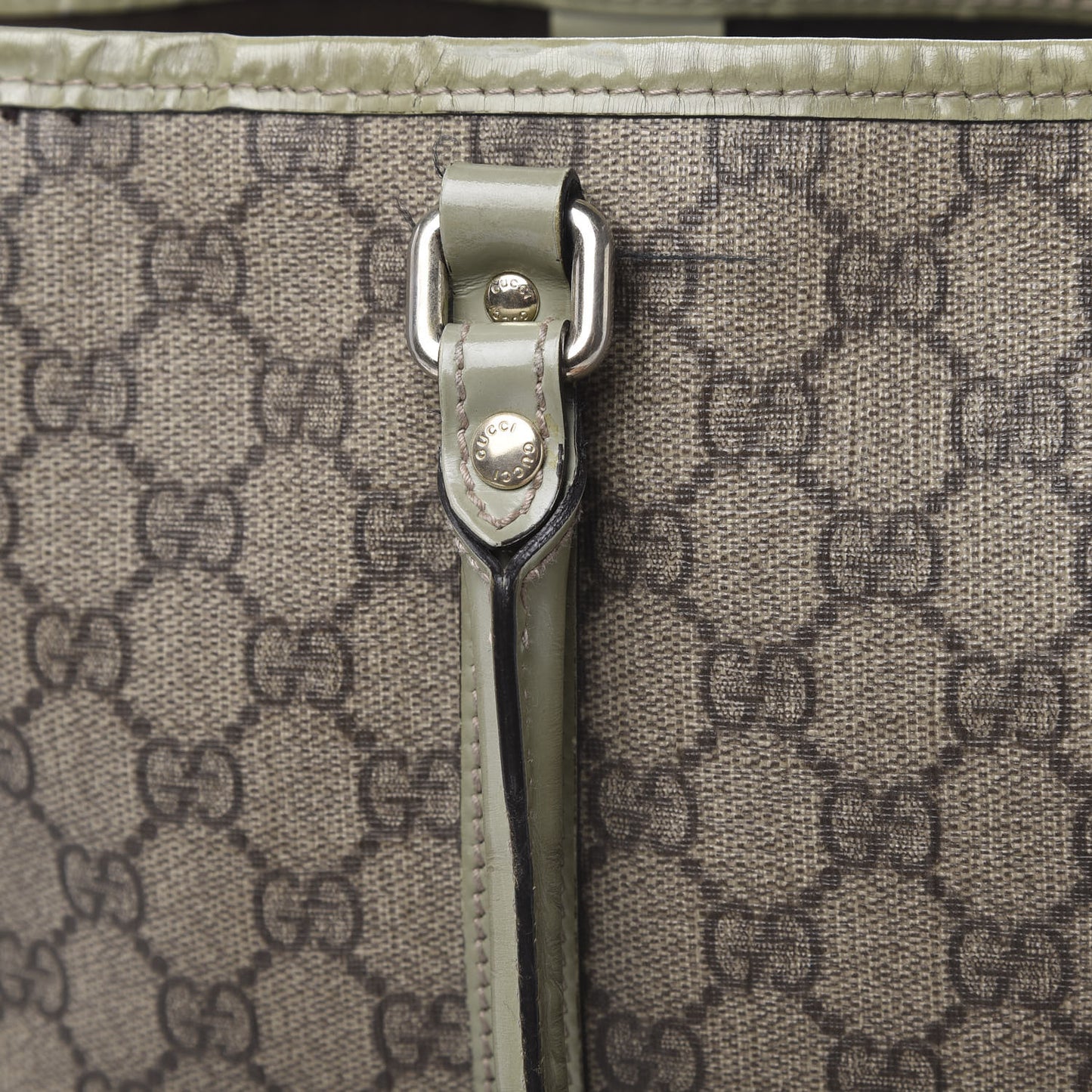 GG Plus Monogram Large Joy Tote Green