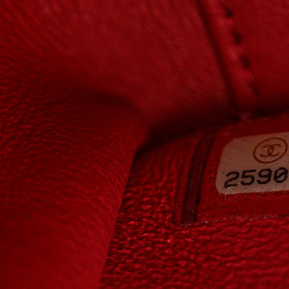 Chanel Caviar Quilted Small Business Affinity Shopping Bag Red 8 of 11