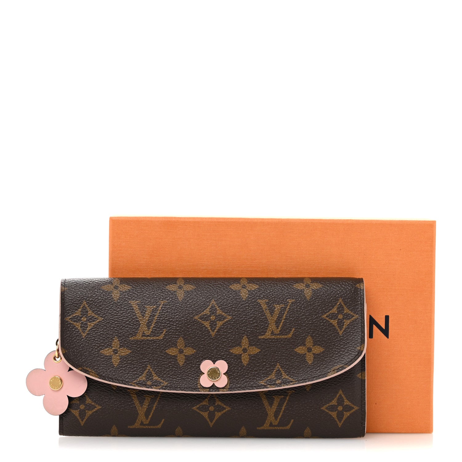 Louis Vuitton Monogram Bloom Flower Emilie Wallet Fuchsia 13 of 13