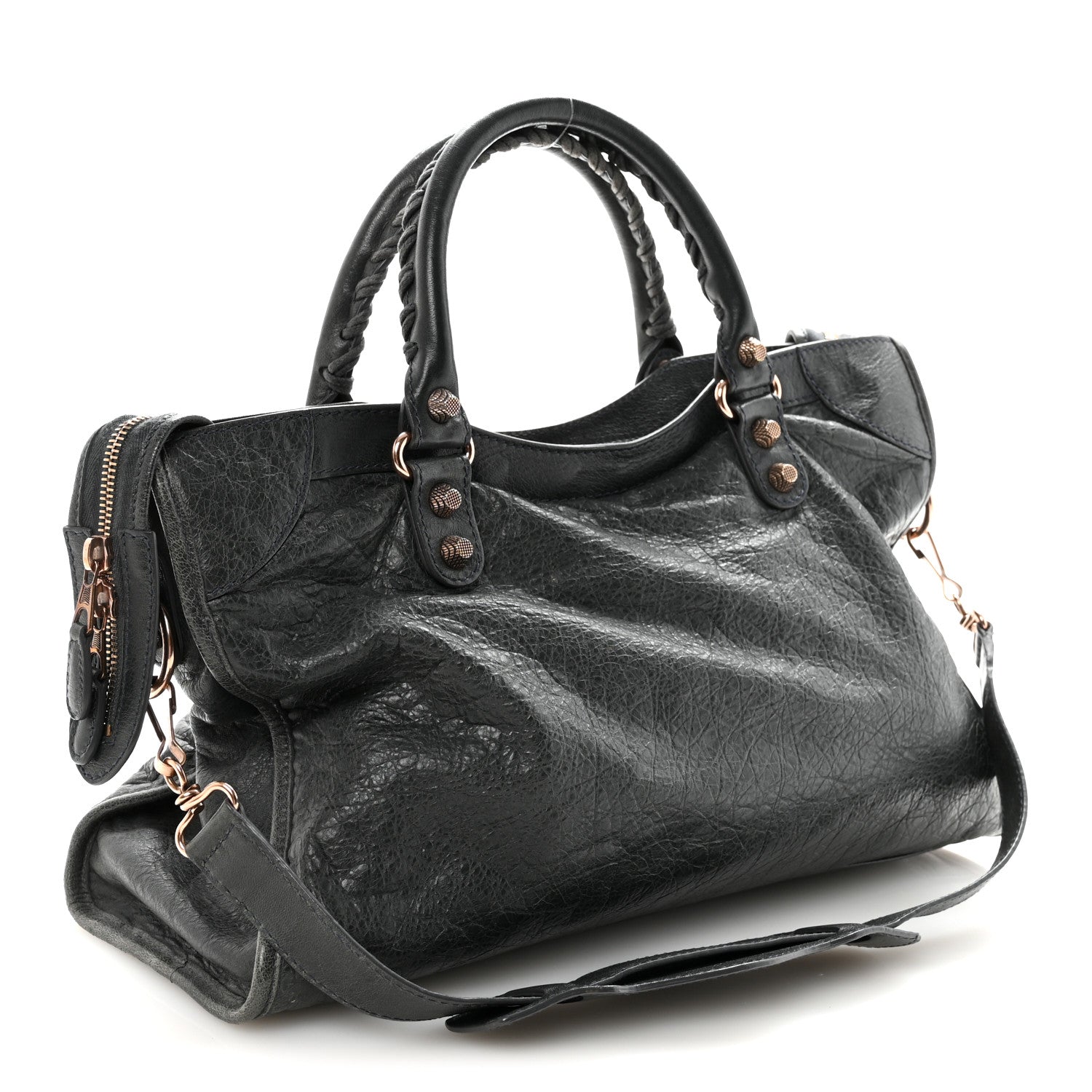 Balenciaga Agneau Giant 12 Rose Gold Hardware City Anthracite 3 of 10