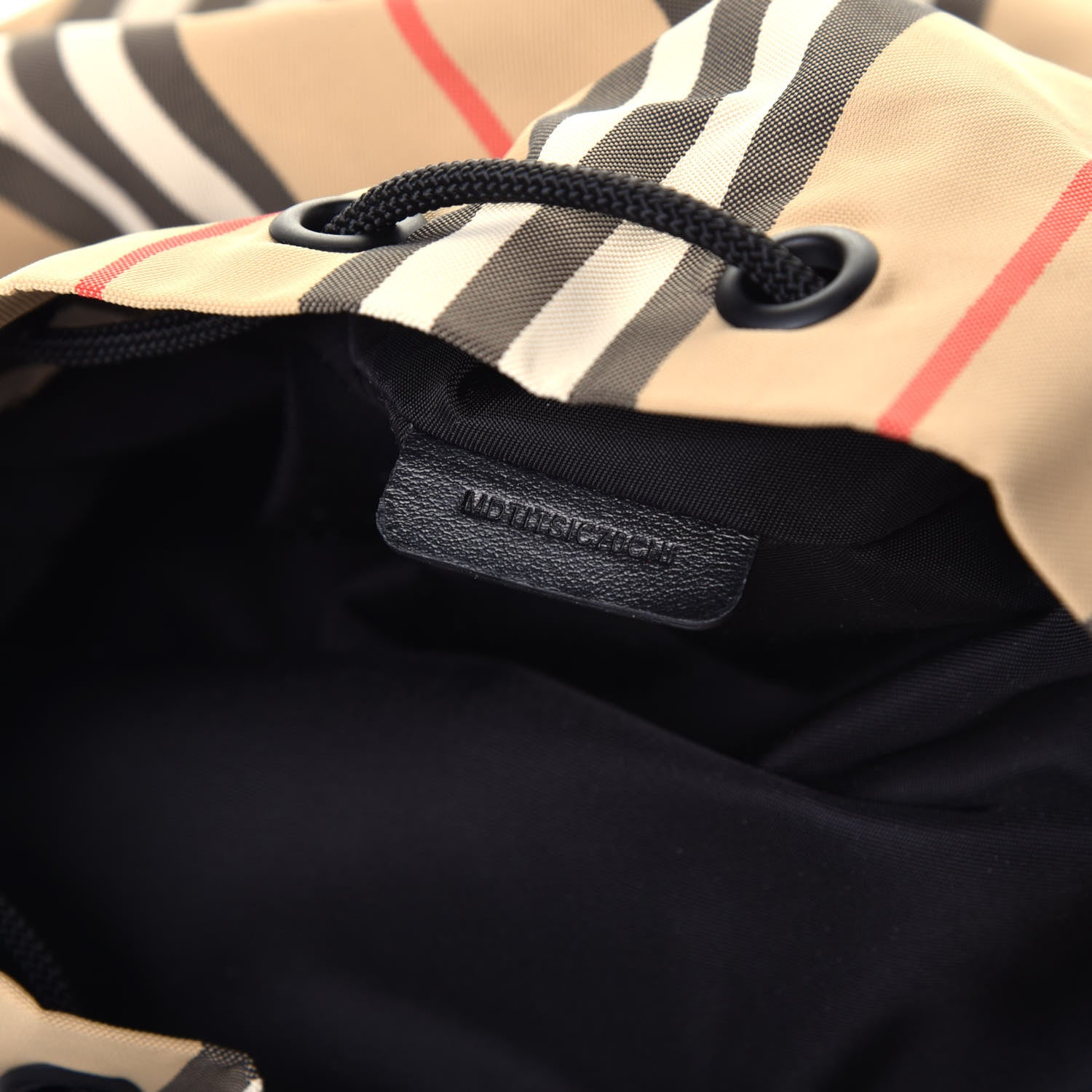 Burberry Econyl Icon Stripe Phoebe Drawcord Pouch Archive Beige 6 of 8