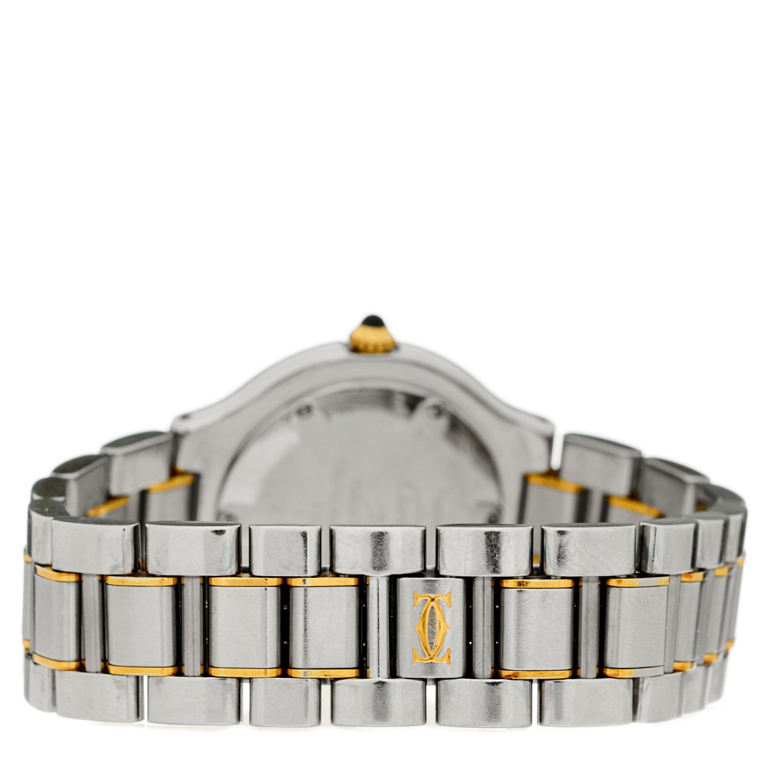 Cartier Stainless Steel 18K Yellow Gold 31mm Must de 21 Quartz Watch 3 of 4