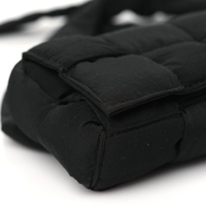 Bottega Veneta Nylon Intrecciato Padded Tech Mini Cassette Belt Bag Black 9 of 10