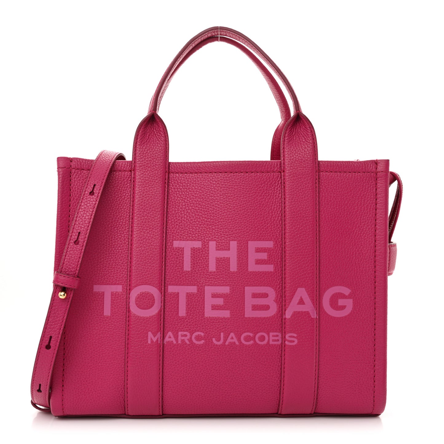 Grained Calfskin Medium The Tote Bag Lipstick