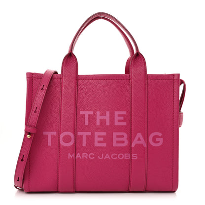 Marc Jacobs Grained Calfskin Medium The Tote Bag Lipstick 1 of 11