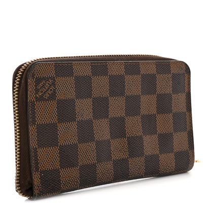 Louis Vuitton Damier Ebene Zippy Compact Wallet 3 of 9