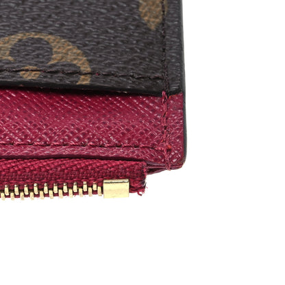 Louis Vuitton Monogram Zipped Card Holder Fuchsia 9 of 11
