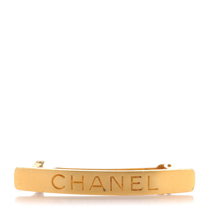 Chanel Hair Clip Barrette Gold 1 of 4