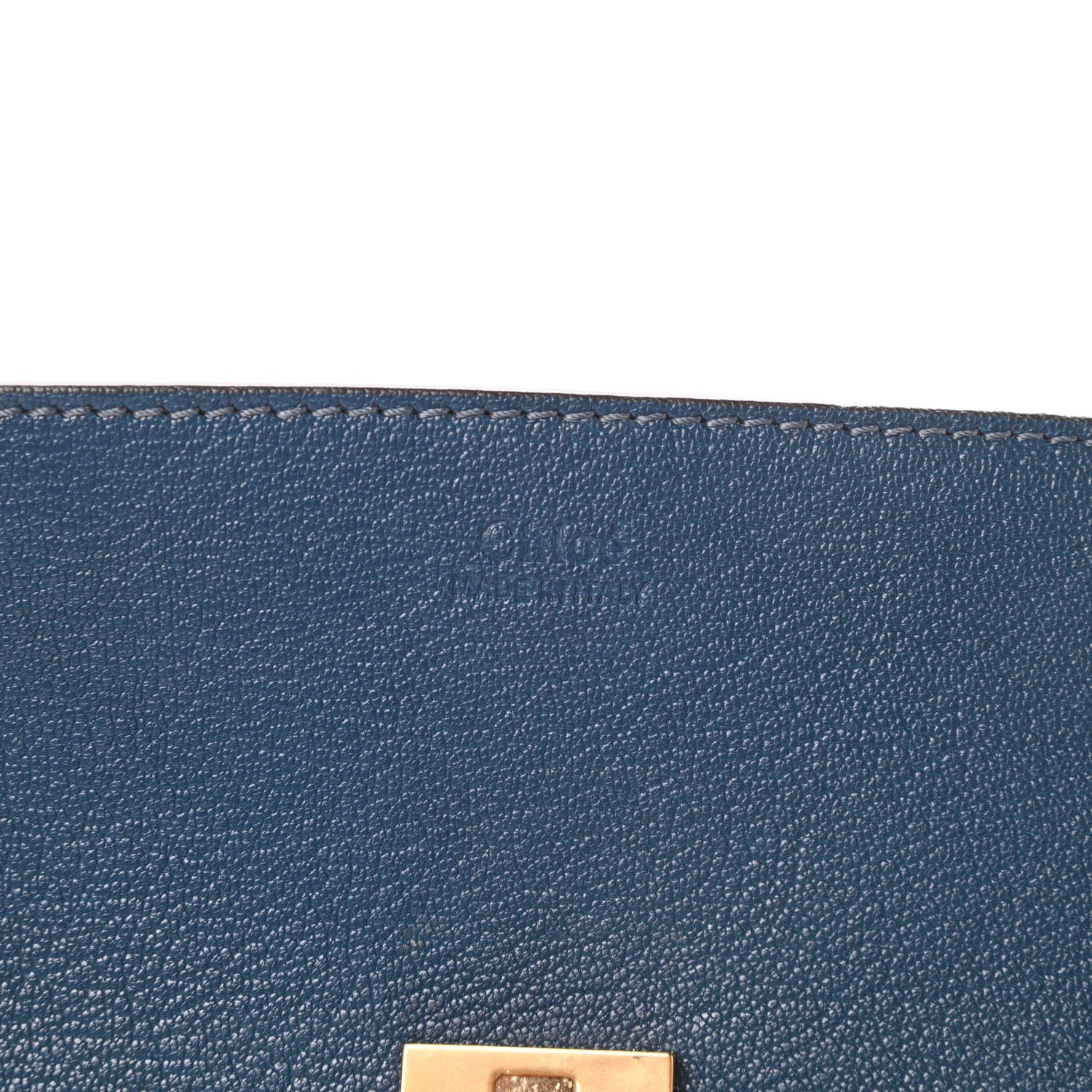 Chloe Goatskin Drew Shoulder Bag Denim Blue 7 of 13