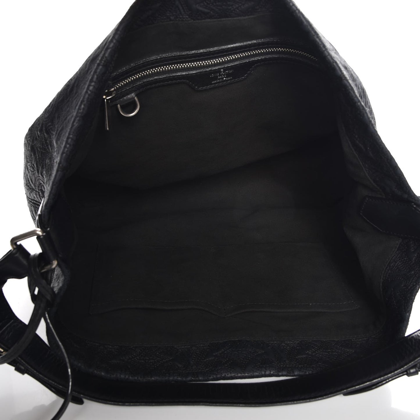 Monogram Lambskin Antheia Hobo PM Black