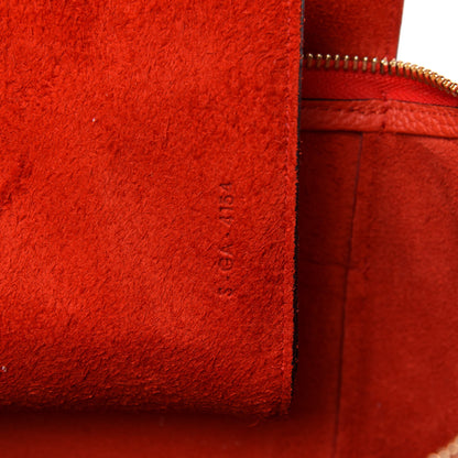 Celine Grained Calfskin Mini Belt Bag Coral Orange 10 of 11