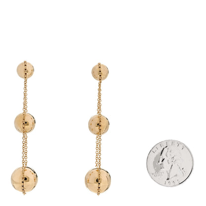 Tiffany 18K Yellow Gold HardWear Triple Drop Earrings 2 of 4
