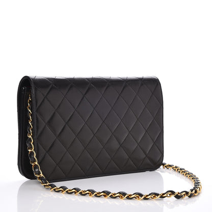 Chanel Lambskin Quilted Small Single Flap Black 3 of 9