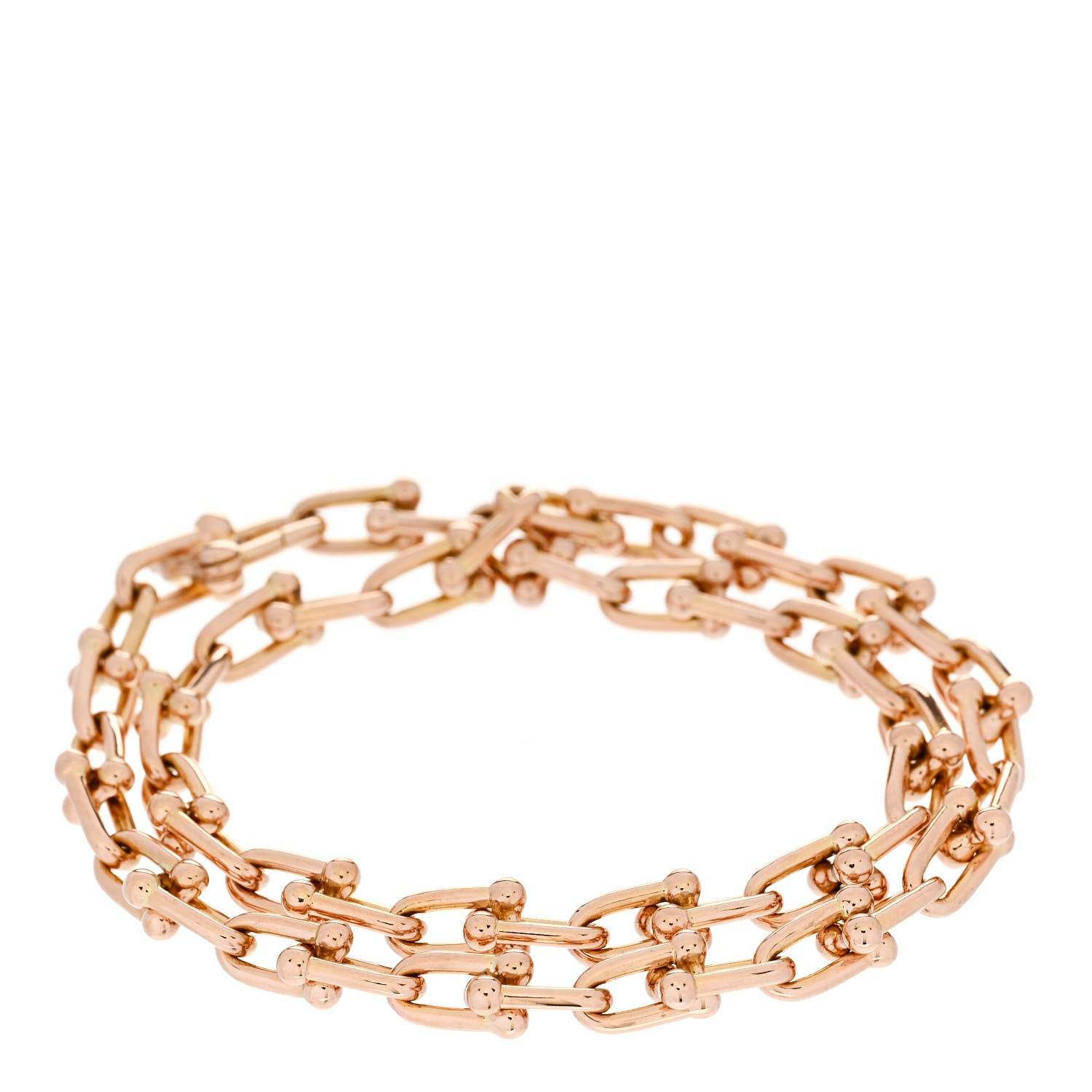 Tiffany 18K Rose Gold HardWear Wrap Bracelet 1 of 3